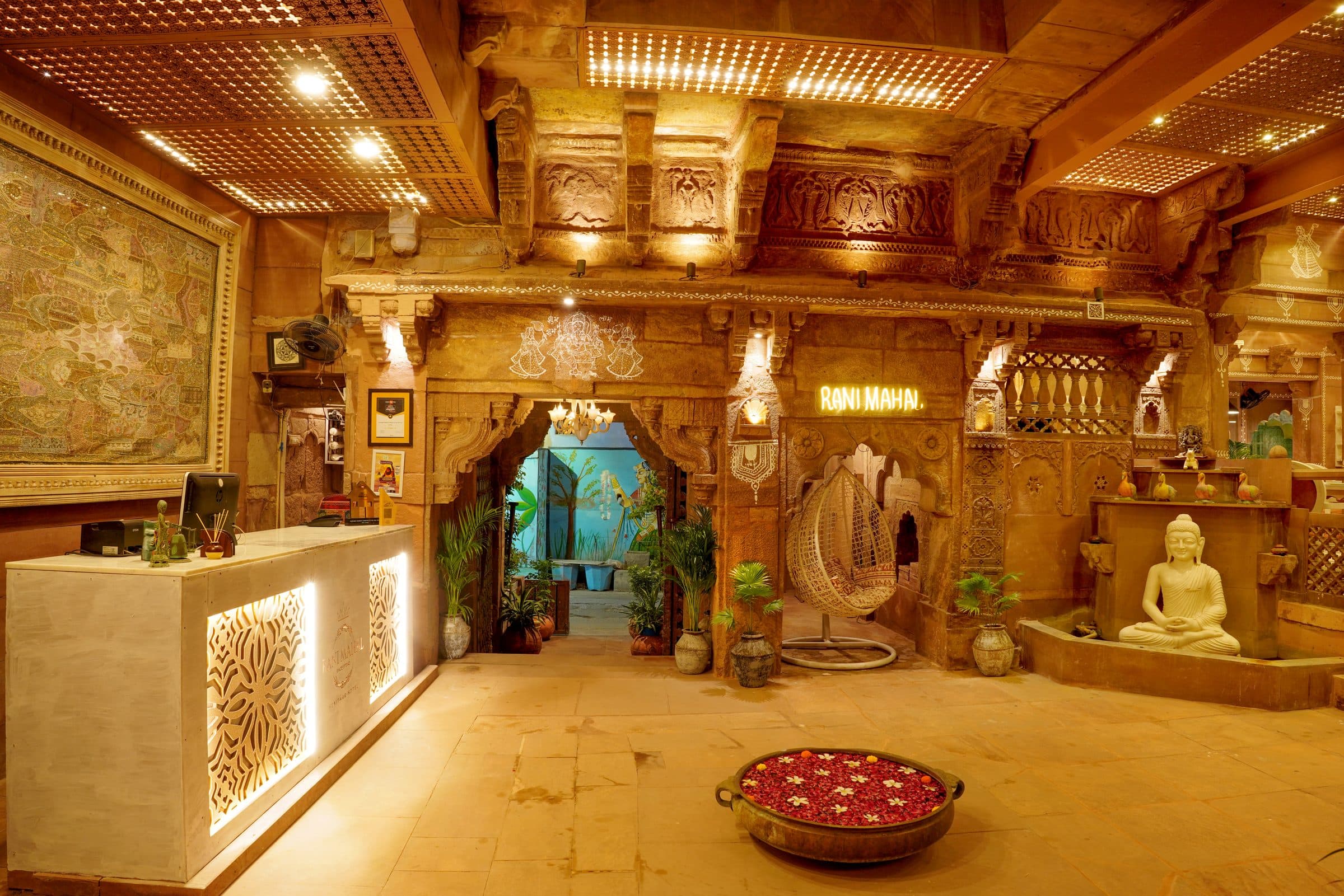 The Rani Mahal lobby